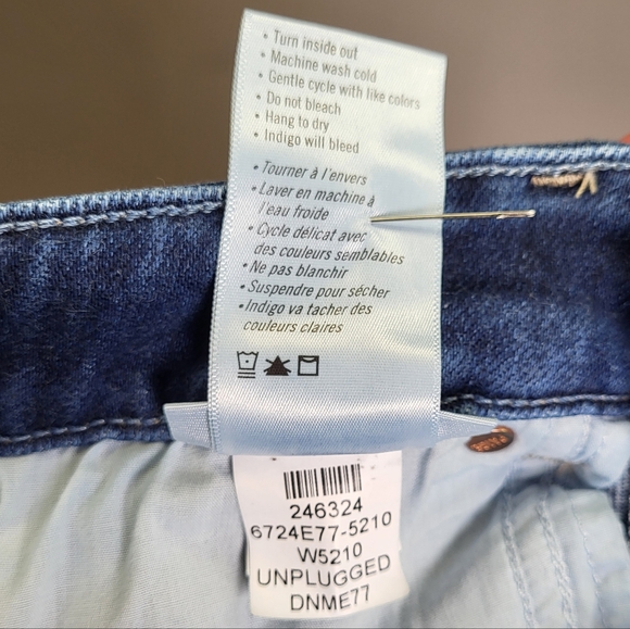 PAIGE Anessa Raw Hem Denim Jeans size 24 - Picture 6 of 7